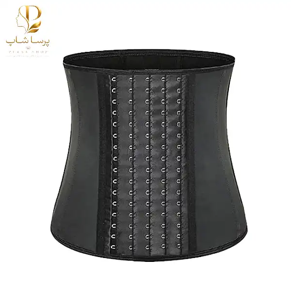 Hourglass belly and side slimming belt with 6 pockets گن لاغری شکم و پهلو ساعت شنی با 6 قزن